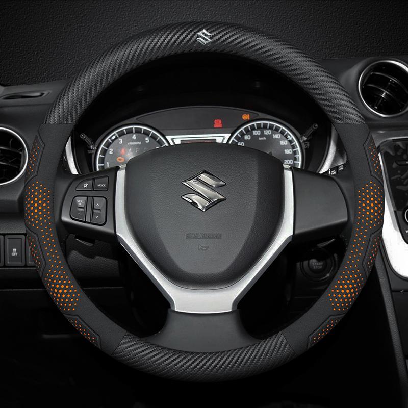 Чехол на руль с кошкой для Suzuki Ignis Jimny SX4 S-Cross Swift Grand-Vitara Aito Baleno Celerio Ciaz Equator Ertiga Samura