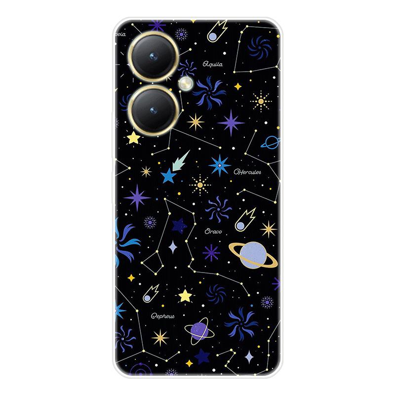 Для Vivo Y27 4G Y 27 5G чехол Мягкая силиконовая задняя крышка Чехол для телефона с рисунком из мультфильма Разнообразие