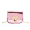 Childrens Pu Girls Peach Heart Mirror Bag Lightweight Kindergarten Material