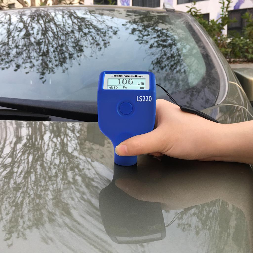 LS220 Coating Thickness Measuring Device Testech Coating Thickness Gauges for Cars