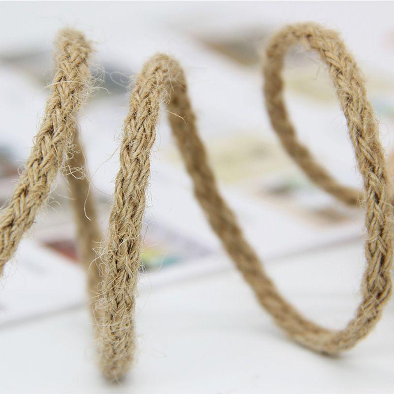 10 м DIY ремесло винтажный натуральный джутовый шпагат веревка шнур свадебная вечеринка мешковина