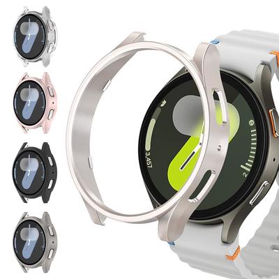 Чехол для Samsung Galaxy Watch 7 Чехол 40 мм 44 мм FE Аксессуары PC Рамка Защитный Жесткий Бампер Shell Galaxy Watch 7 умные часы