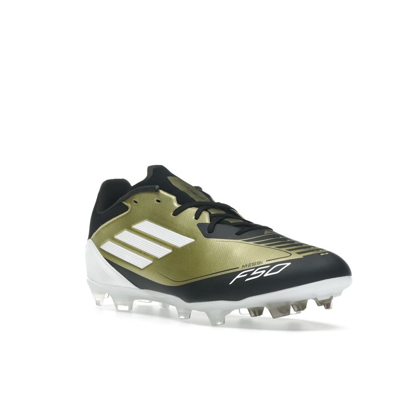 Adidas Messi Adizero F50 League FG MG Triunfo Dorado Unisex Sneakers Gold Gold-Metallic Cloud-White IG9274