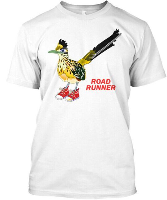 Футболка Road Runner В Кроссовках Сделано в США Размеры от S до 5XL Унисекс Футболка
