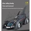 1/18 Scale Classic Movie Car Second Chariots Batmobile Alloy Concept Bat Sports Car Metal Metal Racing Car Model Sound Light Kids Toys