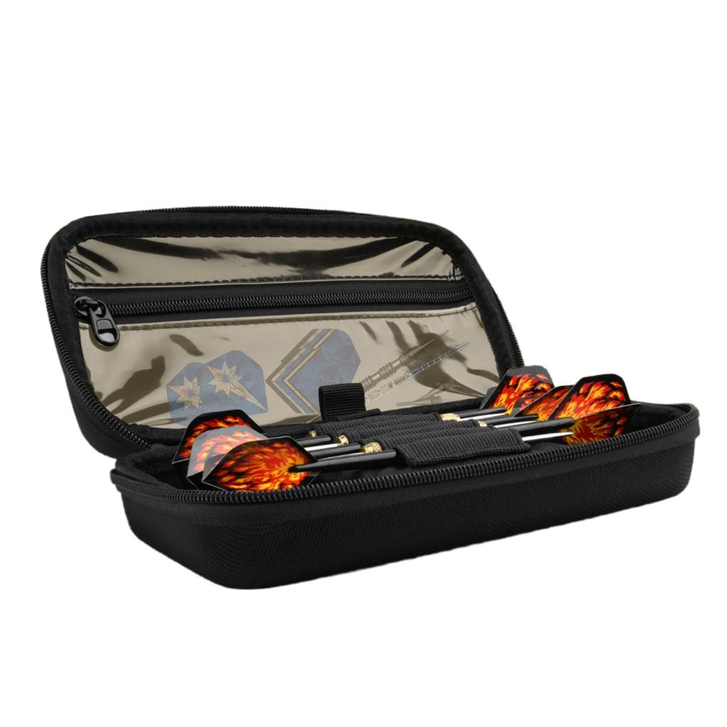 EVA Foam Shell Dart Case Holds 6 Darts and Accessories Tips Shafts and Flights for Steel Tip and Soft Tip Darts