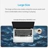 Mouse Pad Dark Blue Ocean Waves Gamer printon demand Computer Large Mousepad XXL MousePads Office Non-Slip Carpet Mice Pad