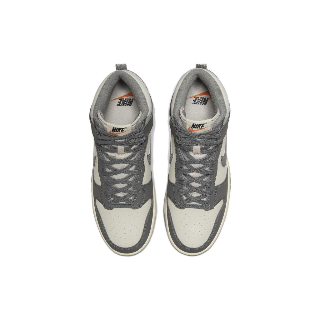 Nike Dunk High SE Light Bone Мужские кроссовки Серый Tumbled-Grey Coconut-Milk DM0582-001