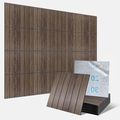 5/10 шт. Самоклеящиеся водонепроницаемые 3D стеновые панели Кирпичные обои Ретро наклейка для ванной комнаты Камина Декоративные наклейки на стену