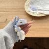 Ромб для airpods4 apple bluetooth беспроводной 1/2/3 поколение pro2 чехол для наушников подвеска милый медведь девочка