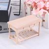1:12 Миниатюрный кукольный домик Неокрашенный деревянный стол с ящиками Мебель Аксессуары