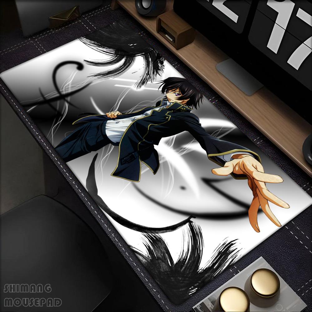 Code Geass Коврик для мыши xxl Коврик Домашний Офис Большой Коврик для мыши Геймерский Водонепроницаемый ПУ Кожаный Коврик для стола Коврик для компьютерной мыши Клавиатура