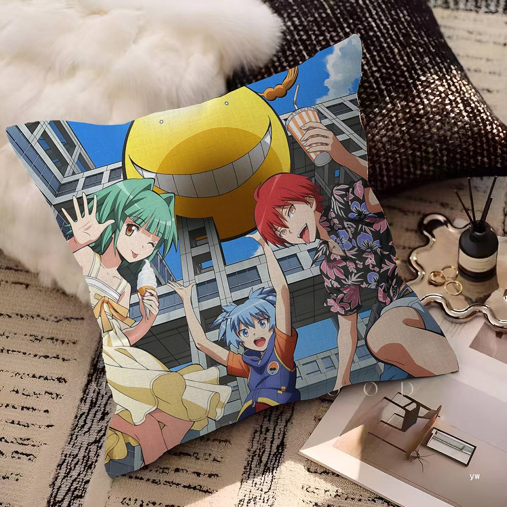 A-Assassination Classroomes Pillow Gift Home Office Decoration Pillow Bedroom Sofa Car Cushion Coverpillow Case