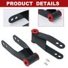 AABHN1 2" Rear Drop Lowering Shackle Kit 410520 For Chevrolet Silverado 1500 1988 1987 1988 1989 1990 1991-2019 GMC Sierra 1500 1998-18