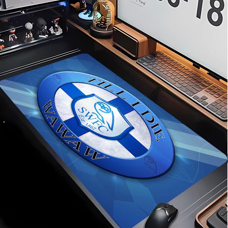 Sheffield Wednesday Football Pattern Mouse Pad Non?Slip Rubber Base Gaming Mousepad For Desk Office Home