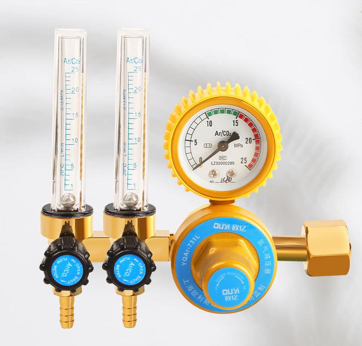 Argon / CO2 Mig Meter Flowmeter Gas Regulator Gauge