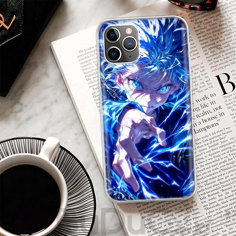 Чехол Hunter X-Hunters Killua для iPhone 17 Air 16 16E 15 Pro Max 14 Plus 13 Mini Чехол для телефона 12 11 7 8 SE Индивидуальная печать