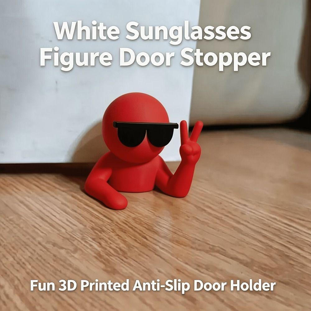 Non-Slip Door Stop Wedge Thickened Funny Villain Door Wedge Villain Door Stopper Home Decoration