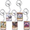 Брелки для Yugioh Dicemite Gyame Ryozai Rush Duel Rd Акриловый кулон Украшение для рюкзака Игрушка Подарок для фанатов аниме-игр