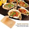 Деревянный поднос для устриц, универсальный деревянный зажим для устриц, простой в использовании измельчитель морепродуктов для вечеринок, кухни