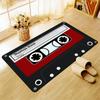 Милый фланелевой коврик с принтом радиоленты для спальни, противоскользящий коврик для ванной комнаты, дверной коврик, детский игровой коврик, ковер для гостиной