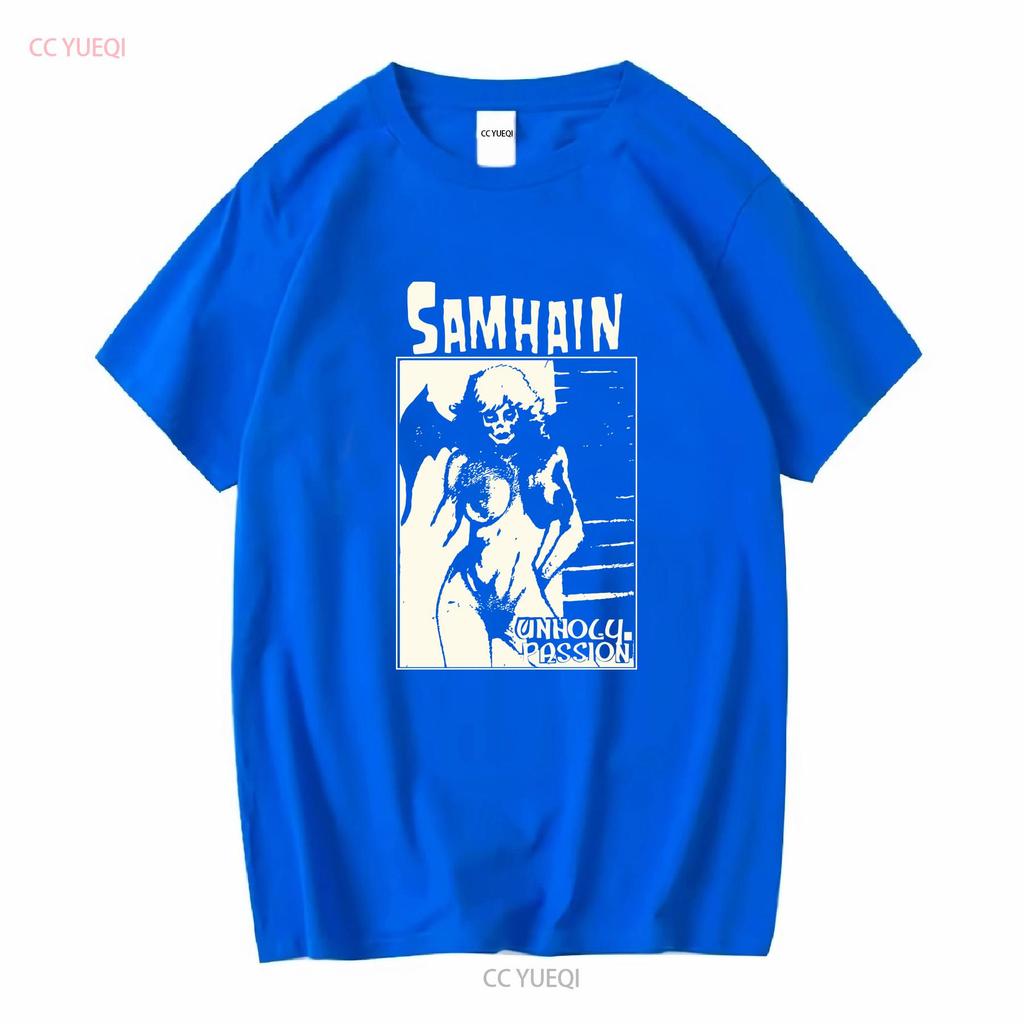 Конец 90-х начало 00-х Samhain Unholy Passion винтажная футболка редкая футболка группы гот панк мисфитс Дэнциг длинный или короткий рукав винтаж