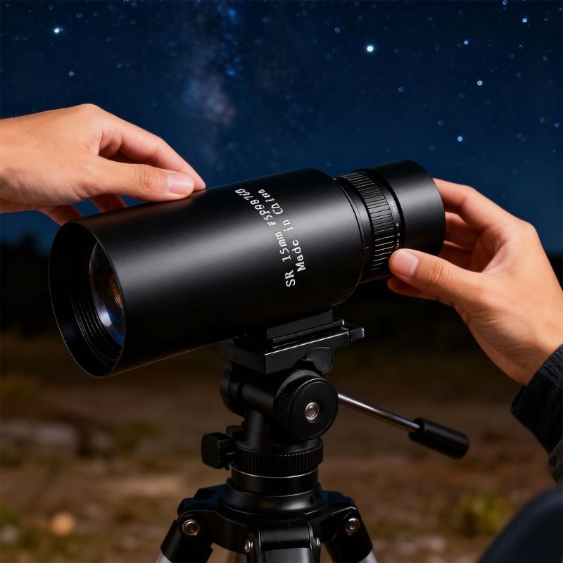 High Definition Imaging Eyepiece 15mm 0.965Inch for Astronomical Telescopes Featuring Fast Mounting Lightweight Design