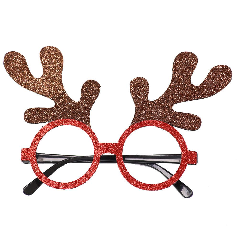 Christmas Party Eyeglass Frames: Santa, Snowman & Antler Designs for Kids