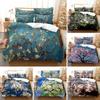 Элегантный комплект постельного белья с цветами, пододеяльник, комплект постельного белья с 3D-печатью, комплект постельного белья из полиэстера размера Queen, модный дизайн, красочный