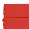 Sun Lounger Cushion GEMERT 100percent  Polyester Red 200 x 70 x 3 cm
