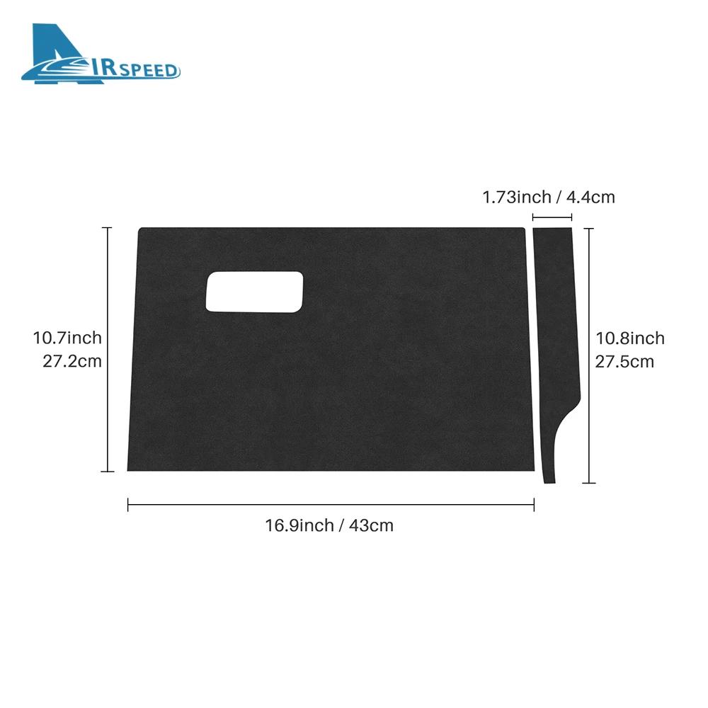 For Ford Mustang GT Dark Horse EcoBoost 2024 2025 2026 Anti-kick Pad LHD RHD Car Copilot Storage Box Sticker Carbon Fiber Suede