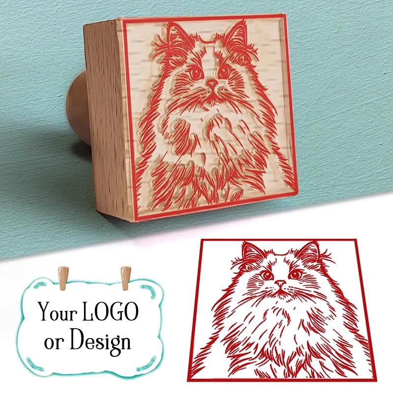 Custom Rubber Stamp Personalized Logo Inking Wedding Seal Return Address Invitation Party Paper Ink Stamp LOGO Customized
