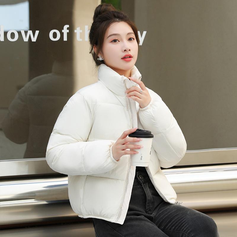 Женское пальто Bread, короткий фасон, утолщенный воротник-стойка, легкое и плотное пальто, маленькая студенческая куртка с хлопковой подкладкой