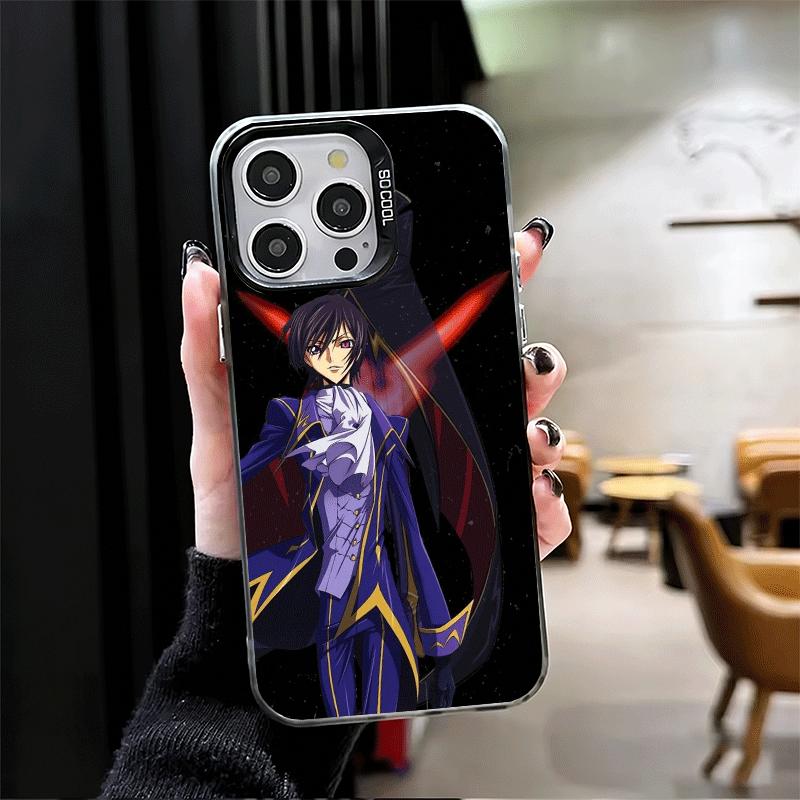 Ударопрочный чехол для телефона Code Geass Anime для iPhone 17 Air 16 16E 15 Pro Max 14 Plus 13 Mini 12 Задняя крышка Противоударный Fundas