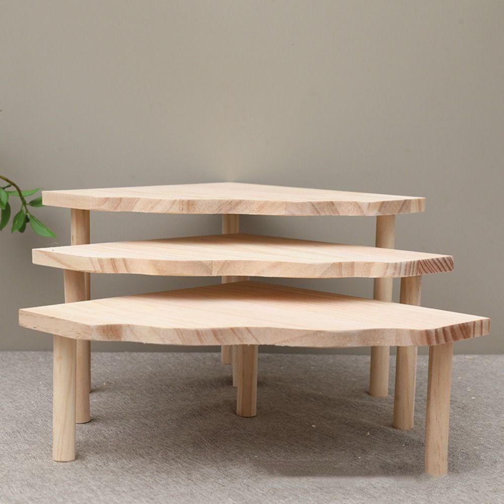 Funny Small Pets Playing Stand Jumping Board Mini Wood Table Hamster Platform Cage Accessories