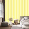 Cream and yellow striped wallpaper for living room and bedroom 50x1000