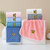 Утолщенные впитывающие взрослые вышитые полотенца для пар и детей