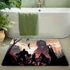 1pc of Marvel Superhero Themed Printed Mat, a Rectangular Rug Made of Machine-Washable Flannel, Suitable for Decorating Doorwa