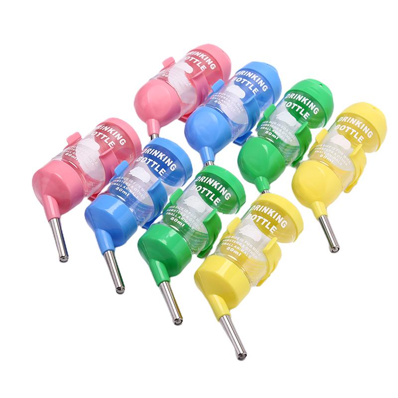80 мл пластиковая поилка для хомяков бутылка-дозатор для воды подвесная бутылка для питья для домашних животных