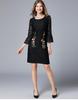 Non-Returnable Embroidered European & American Palace Style Lace Dress, Hip-Wrapped Design, Plus Size Women's Elegant Skirt