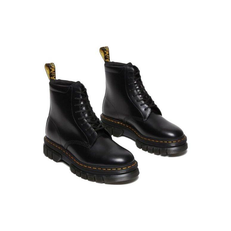Ботинки Dr.Martens Rikard на платформе со шнуровкой из гладкой кожи 'Черный' 27833001