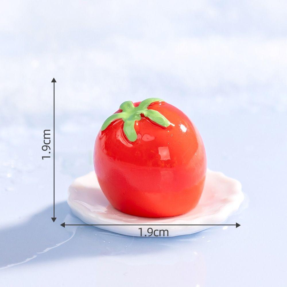 Cute Simulation Fruit Figurines 3D Mini Fruit Figurines Miniatures Handicrafts DIY Decorations Fake Fruits Window Display