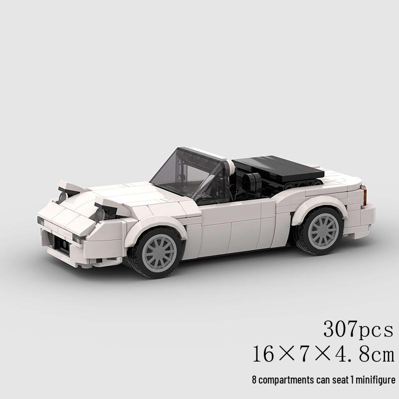 Совместимый LEGO Спортивный Гоночный Автомобиль DIY Строительные Блоки - Развивающая Игрушка-Пазл для Детей