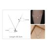 New Arrivals 925 Silver Butterfly Necklaces Pendant Pure Silver Jewelry for Women