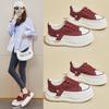 Spring Little White Shoes New Korean Version Ins Female Students Platform Heightening Sports Board Shoes Casual Street Shooting HB277