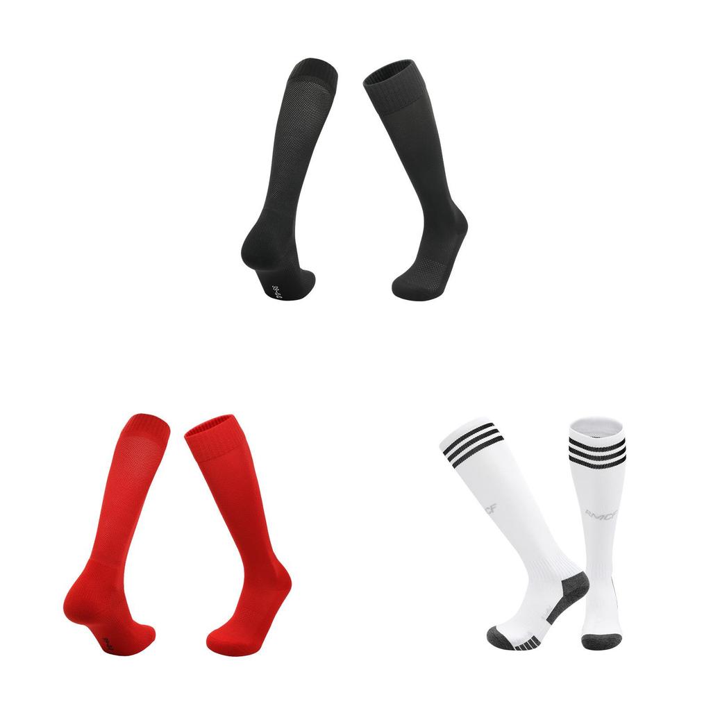 Fc Barcelona Soccer Socks High Cut Breathable Antislip Cushioning Kids Teens Training Sports Stockings