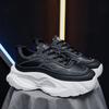 2025 Summer New Sports Shoes Men's Versatile Running Shoes Platform Trend Dad Shoes Youth Sports Shoes