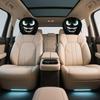 Чехол на подголовник автомобиля 2 штуки Большие глаза Эластичный протектор подголовника автомобильного сиденья Эластичные чехлы на подголовник Декор Хэллоуин