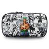 Одноразовый пенал с принтом аниме One Piece Луффи, однослойный, для хранения канцелярских принадлежностей, для учеников и офисного использования