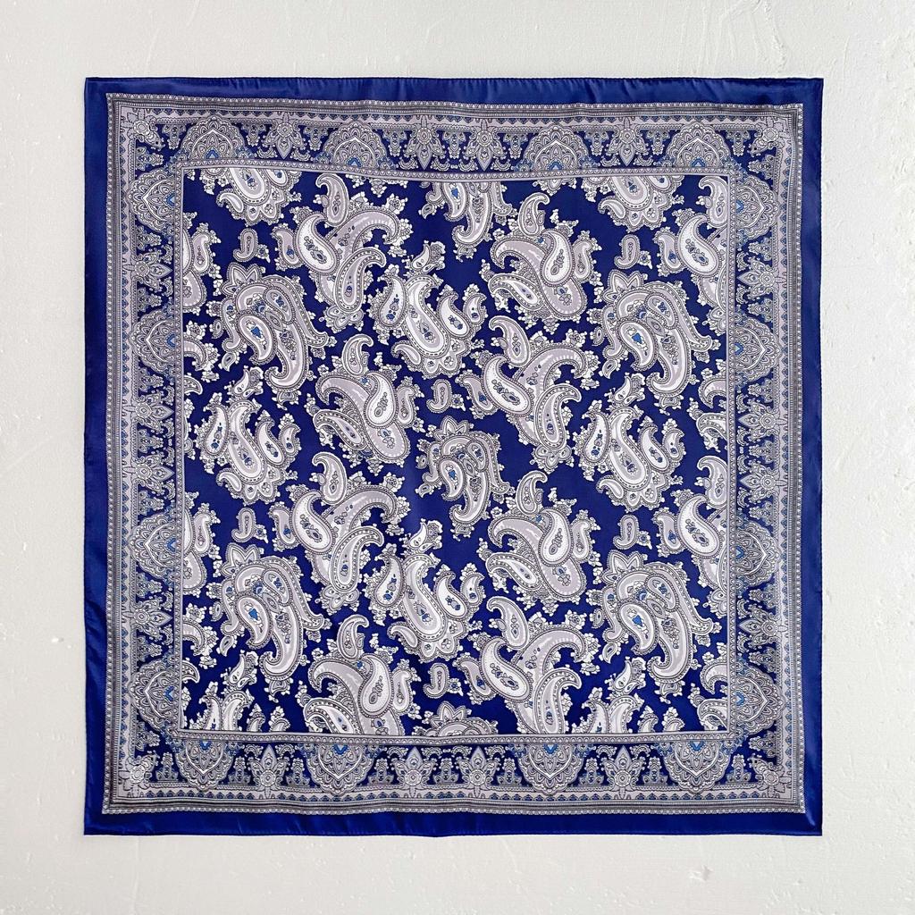 Высококачественные роскошные шелковые шарфы, повязка на голову, шарфы, шейный шарф для женщин, шелковый шарф с цепочкой, женская декоративная шаль